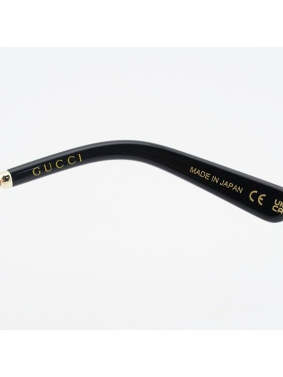 Gucci GG0591OJ 005 Eyeglasses Black / Gold 50mm Oval Frame main image 11